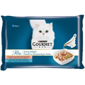 Gourmet Perle Gravy Delight lazac és tonhal 4 x 85 g kép