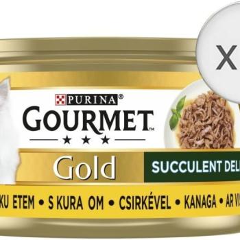 Gourmet Succulent Delights chicken 12x85 g kép