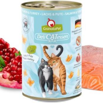 GranataPet DeliCatessen salmon & turkey 400 g kép