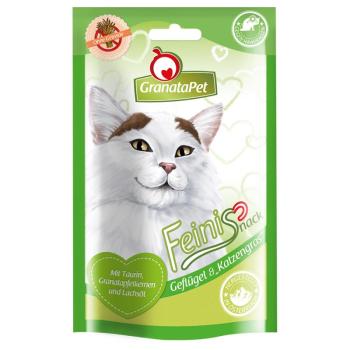 Granatapet Feinis snack macskáknak - Baromfihús és lucerna (3 x 50 g) kép