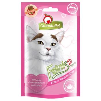 Granatapet Feinis snack macskáknak - Kacsahús & macskamenta (3 x 50 g) kép