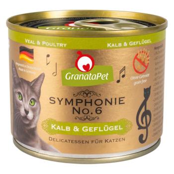 GranataPet Symphonie 24 x 200 g - Borjú & szárnyas kép