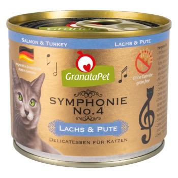 GranataPet Symphonie 6 x 200 g - Lazac & pulyka kép