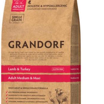 Grandorf Low Grain Adult Medium and Maxi lamb & brown rice 10 kg kép