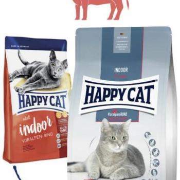 Happy Cat Adult Indoor beef 1,3 kg kép