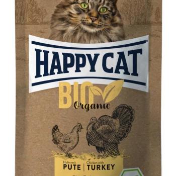 Happy Cat Bio Organic alutasakos eledel - Baromfi és pulyka 85 g kép