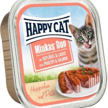 Happy Cat Duo poultry & salmon 100 g kép