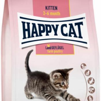 Happy Cat Kitten poultry 1,3 kg kép