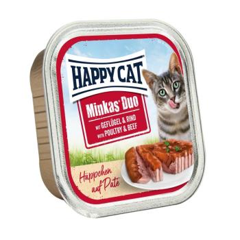 Happy Cat Minkas Duo - Baromfi és marha 100 g kép