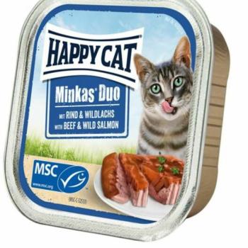 Happy Cat Minkas Duo beef & wild salmon 100 g kép