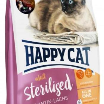 Happy Cat Supreme Fit & Well Adult Sterilised salmon 10 kg kép