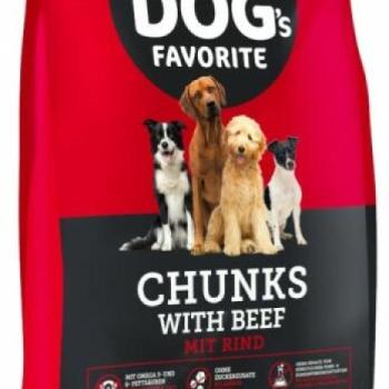 Happy Dog Favorit Chunks Beef 15 kg kép