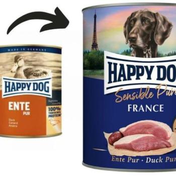 Happy Dog France Pur Duck 400 g kép