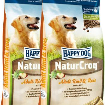 Happy Dog NaturCroq Adult Rind & Rice 2x15 kg kép