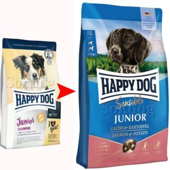 Happy Dog Sensible Junior Salmon & Potato 1 kg kép