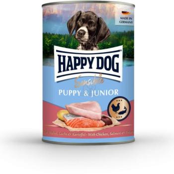 Happy Dog Sensible Puppy & Junior chicken & salmon 200 g kép