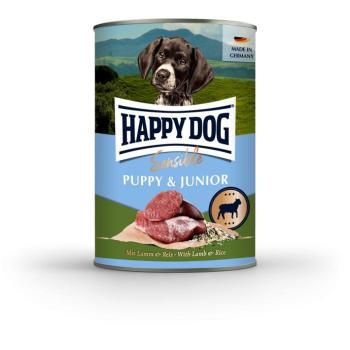 Happy Dog Supreme Sensible Puppy & Junior konzerv - bárány, rizs 200 g kép