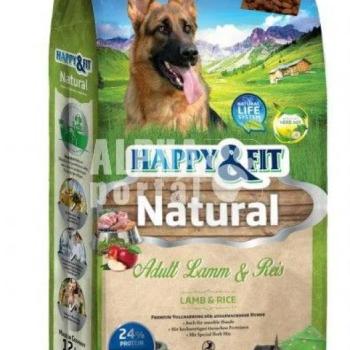 Happy&Fit Natural Adult Lamb & Rice 12 kg kép