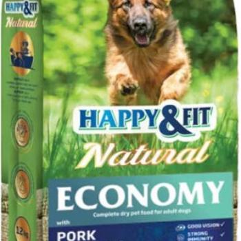 Happy&Fit Natural Economy Adult pork & vegetables 12 kg kép