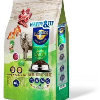 Happy&Fit Superior Hypoallergenic GF Lamb with Potatoes & Herbs 10 kg kép