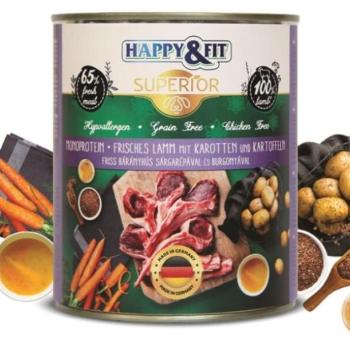 Happy&Fit Superior Lamb & Carrot & potatoes 800 g kép