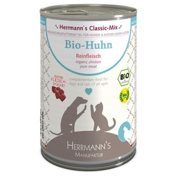 Herrmann's Classic Menü Bio színhús gazdaságos csomag 12 x 400 g - Bio csirke pur kép