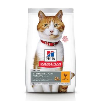 Híll's Feline száraz macskatáp- Young Adult Sterilised csirke (2 x 10 kg) kép