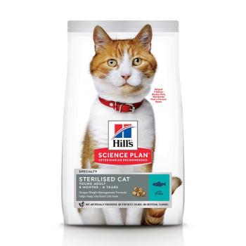 Híll's Feline száraz macskatáp- Young Adult Sterilised tonhal (2 x 10 kg) kép