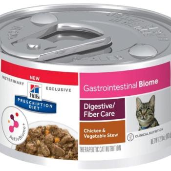 Hill's PD Feline GI Biome Digestive/Fiber Care chicken & vegetables 82 g kép