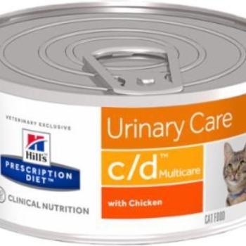 Hill's Prescription Diet c/d Multicare chicken 156 g kép
