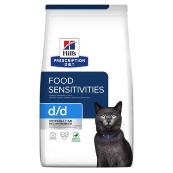 Hill's Prescription Diet d/d Food Sensitivities száraz macskatáp, kacsa & zöldborsó 1,5 kg kép