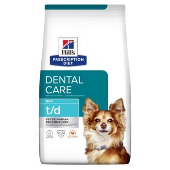 Hill's Prescription Diet t/d Mini Dental Care száraz kutyatáp 3 kg kép