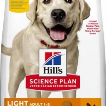 Hill's Science Plan Adult Light Large Breed Chicken 18 kg kép