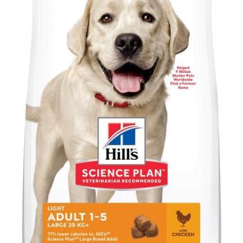 Hill's Science Plan Adult Light Large Breed száraz kutyatáp 14 kg kép