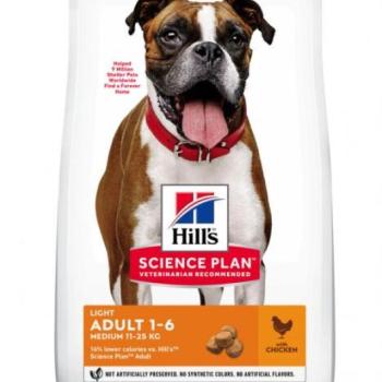 Hill's Science Plan Adult Light Medium Chicken 14 kg kép