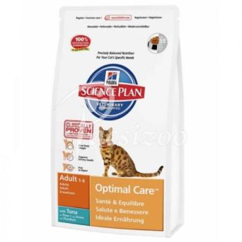 Hill's Science Plan Adult Optimal Care tuna 10 kg kép