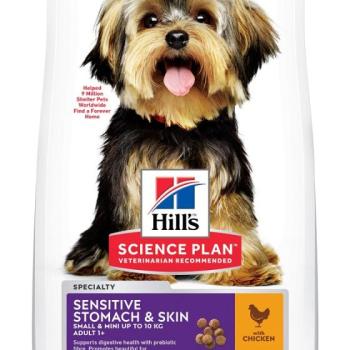 Hill's Science Plan Adult Sensitive Stomach & Skin Small & Mini száraz kutyatáp 1,5 kg kép