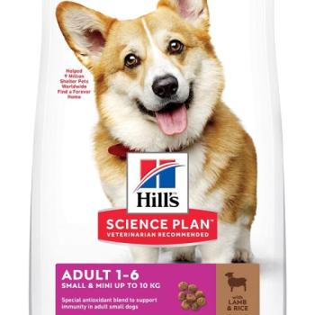 Hill's Science Plan Adult Small & Mini száraz kutyatáp, bárány és rizs 1,5 kg kép