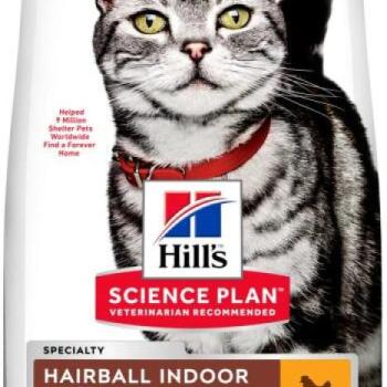 Hill's Science Plan Feline Adult Hairball Indoor chicken 3 kg kép