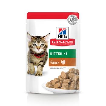 Hill's Science Plan Kitten nedves macskatáp, pulyka 12 x 85 g kép