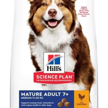 Hill's Science Plan Mature Adult 7+ Medium száraz kutyatáp 14 kg kép