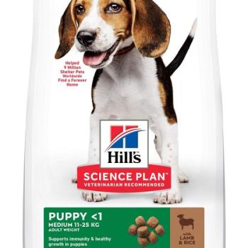 Hill's Science Plan Puppy Medium száraz kutyatáp, bárány és rizs 14 kg kép