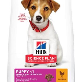 Hill's Science Plan Puppy Small & Mini száraz kutyatáp 1,5 kg kép