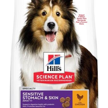 Hill's Science Plan Sensitive Stomach & Skin száraz kutyatáp 14 kg kép