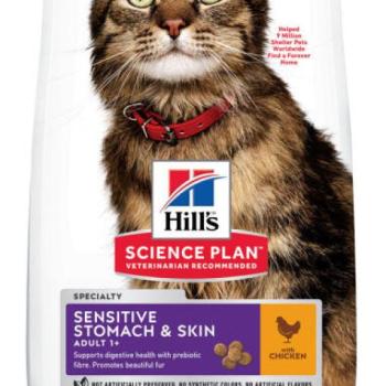 Hill's SP Adult Sensitive Stomach & Skin chicken 7 kg kép