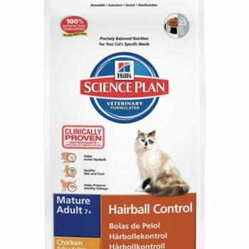 Hill's SP Feline Mature Adult 7+ Hairball Control chicken 1,5 kg kép