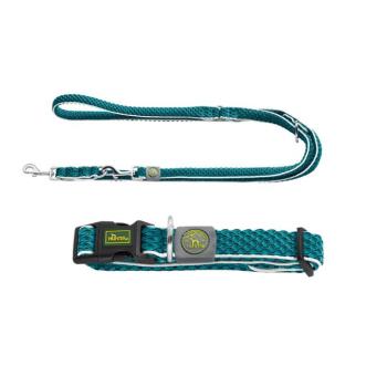 HUNTER Hilo Vario Basic kutyanyakörv, S-M méret+póráz, H 200cm kép