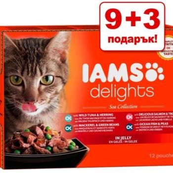 Iams Delights Land Collection in gravy 12x85 g kép