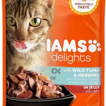 Iams Delights tuna & herring 85 g kép