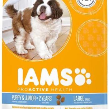 Iams Proactive Health Puppy & Junior Large Breed Chicken 12 kg kép